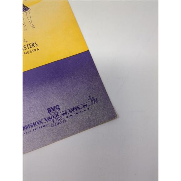 Vintage Sheet Music Scatter-Brain Introduced by Frankie Masters w/ His Orchestra - Picture 7 of 10